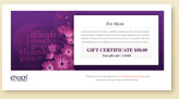 Mother's Day Gift Certificates